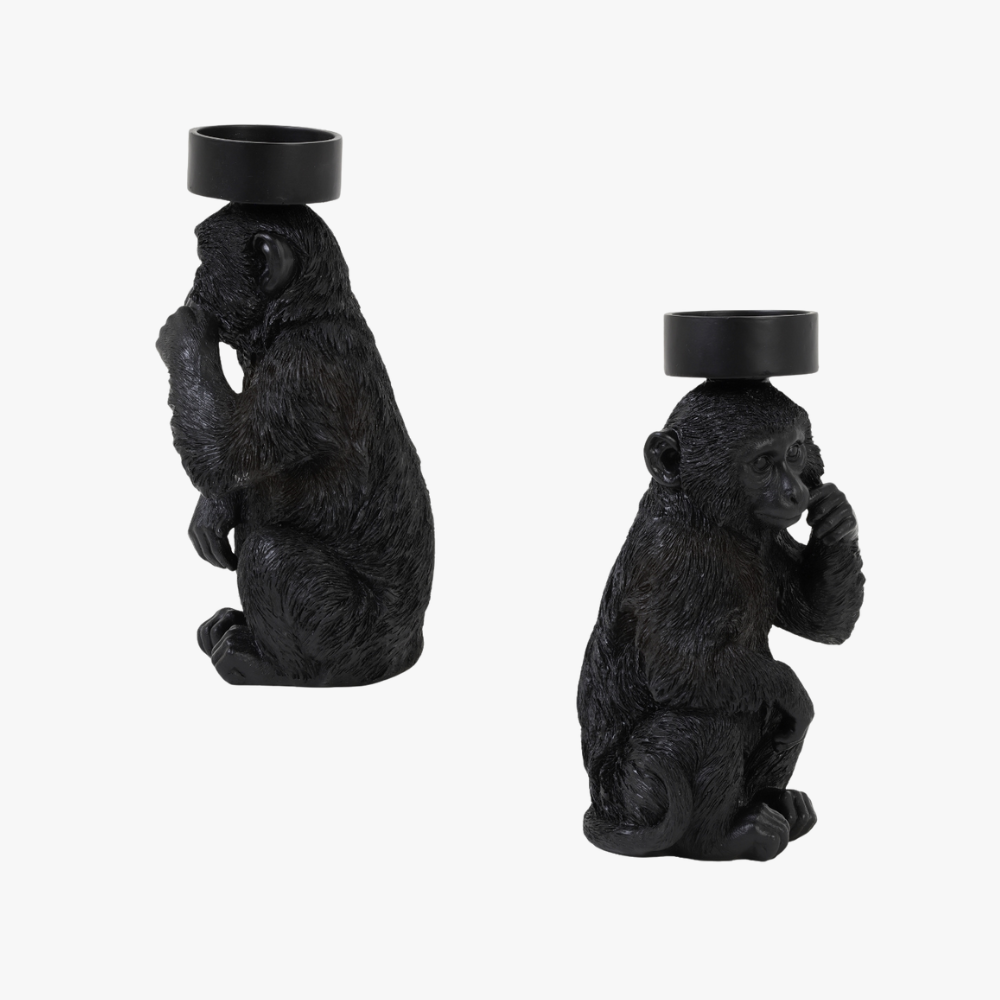 Kandelaar Monkey 32 cm