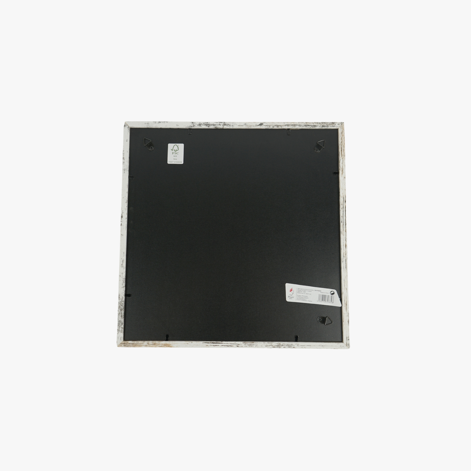 Fotolijst whitewash voor 4 foto's