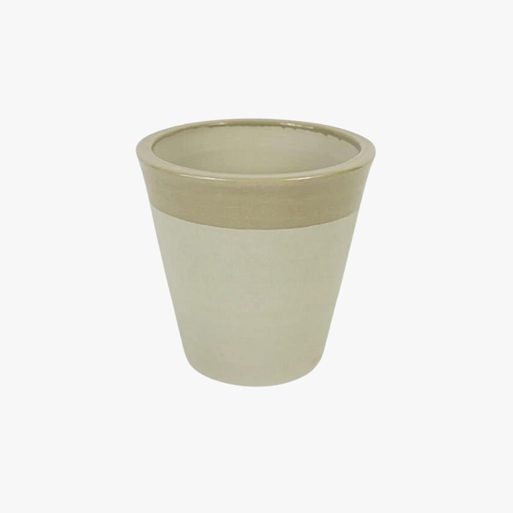 Bloempot Bretagne zandkleurig 26 cm