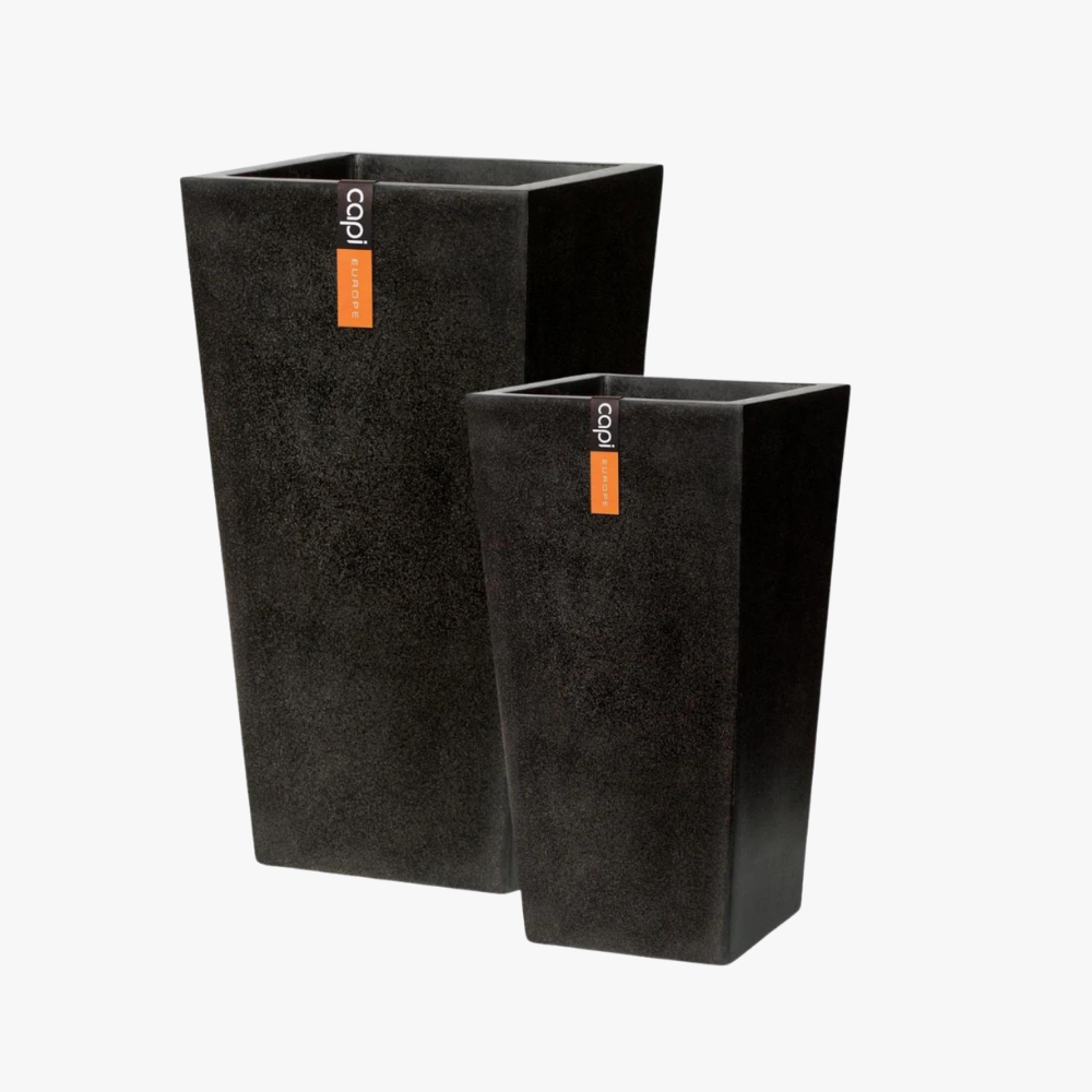 Capi bloempot Taps zwart 46 cm