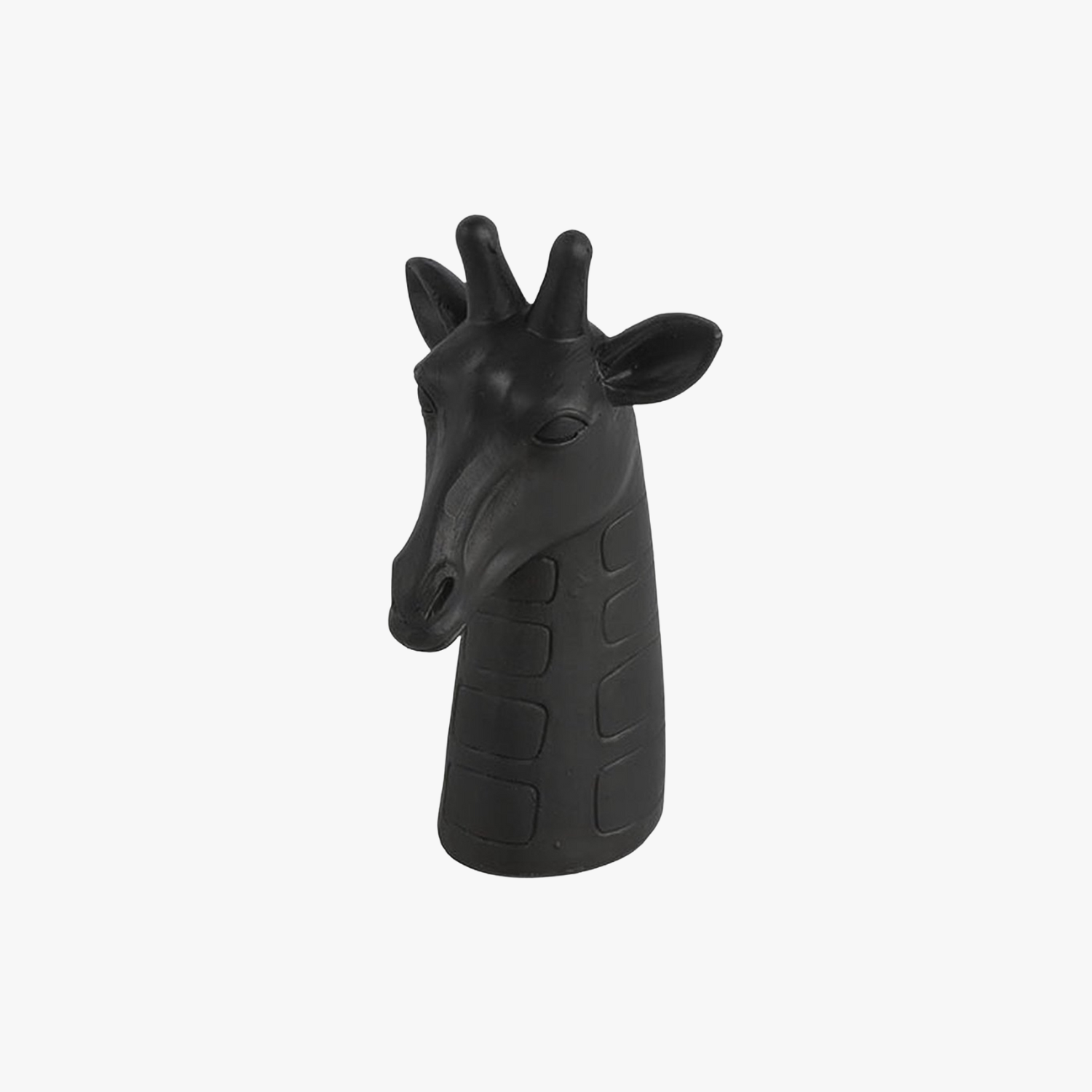 Beeld giraf Mokambo zwart 33 cm