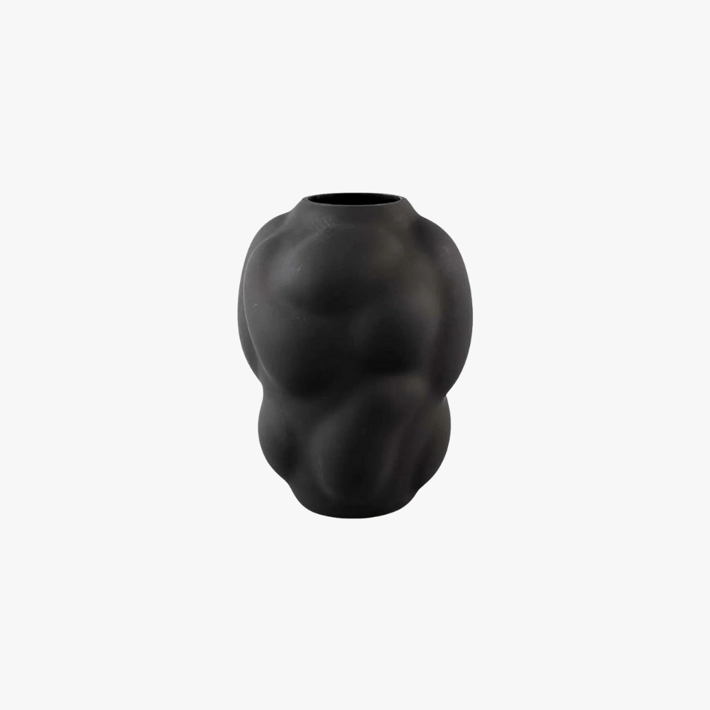 PTMD vaas Maride zwart 20 cm