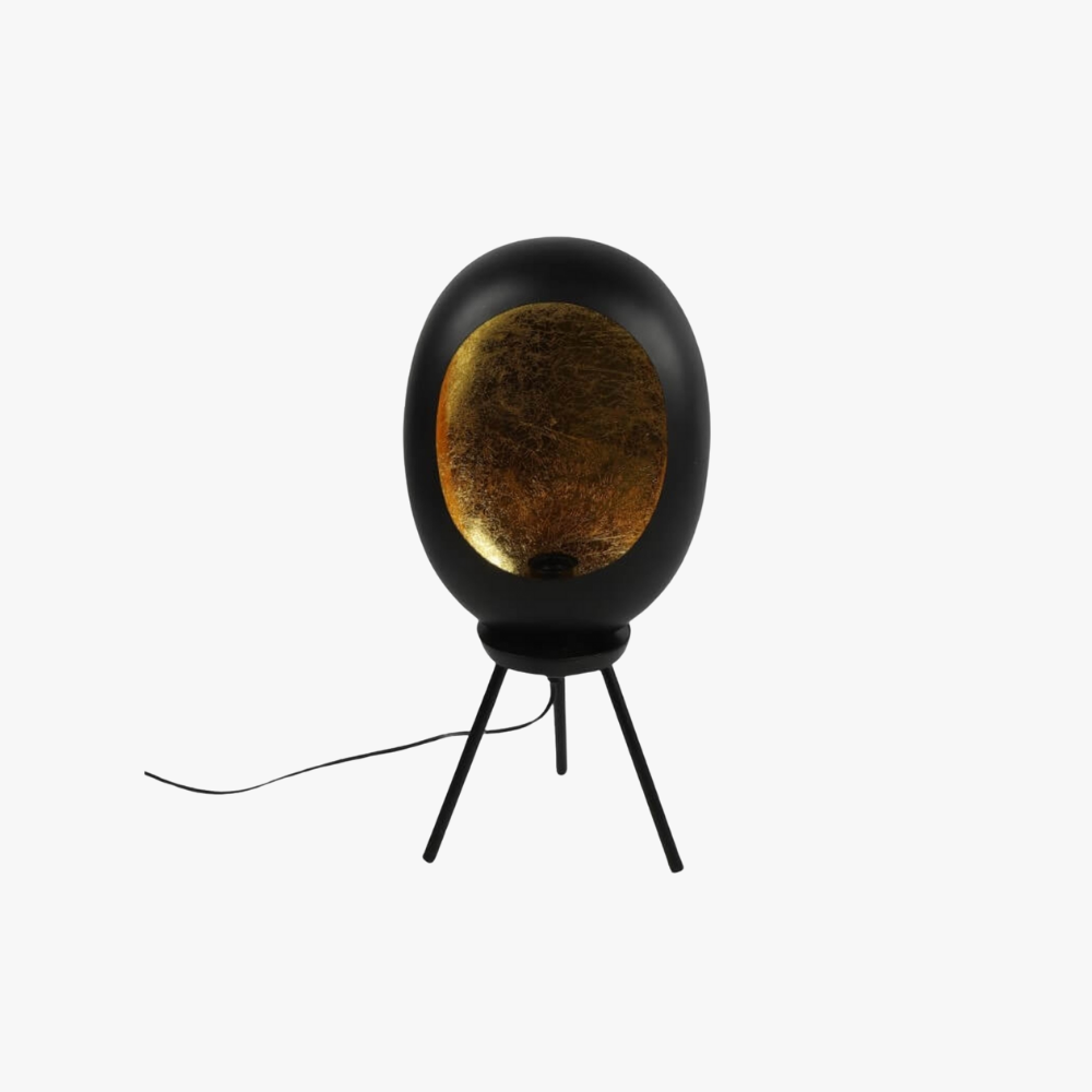 Tafellamp Eggy zwart 53 cm