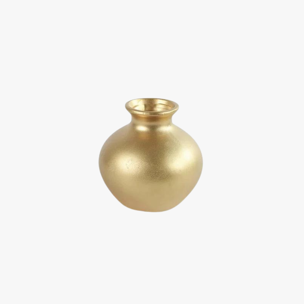 Vaas Frances goudkleurig 15,5 cm