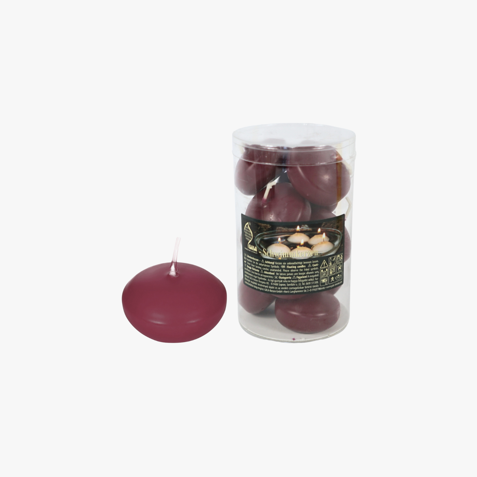 Gala drijfkaarsen 4,5 cm [10 stuks]